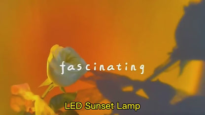 Projecteur USB en aluminium, lumière d'ambiance coucher de soleil, Led 16 couleurs, lampe arc-en-ciel Rgb intelligente avec télécommande