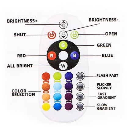 Projecteur USB en aluminium, lumière d'ambiance coucher de soleil, Led 16 couleurs, lampe arc-en-ciel Rgb intelligente avec télécommande - brazza clothes