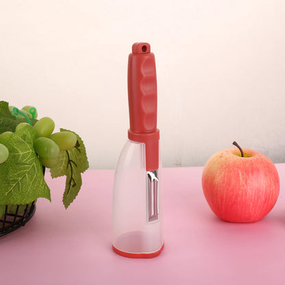 Conteneur Fruits Légumes Multi Fonction Acier Inoxydable Manuel Cuisine Eplucheur Premium Handheld Cylindre Carotte Concombre